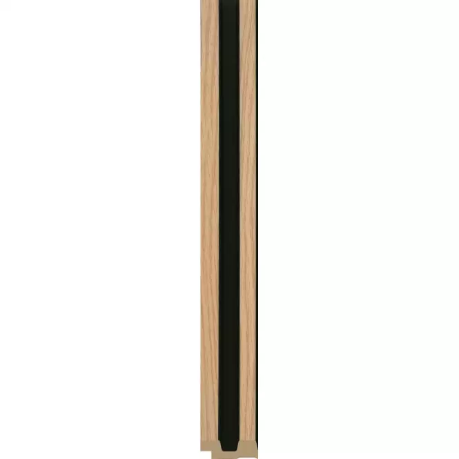 Záró profilok bal MODERN SLIM Oak Black 2.65m