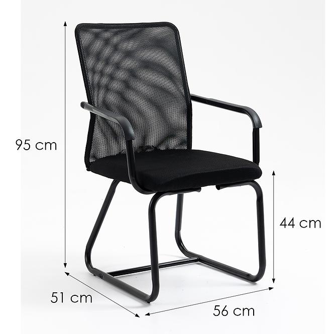 Szék Fio 4795 fekete