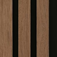 Lamella falburkolat MODERN LINE NORMAL Walnut Black 12x122x2650mm