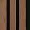 Lamella falburkolat MODERN LINE NORMAL Walnut Black 12x122x2650mm