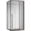 Zuhanykabin téglalap alakú Zen 100x80x195 black