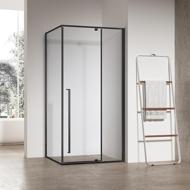 Zuhanykabin téglalap alakú Zen 100x80x195 black
