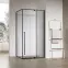 Zuhanykabin téglalap alakú Zen 100x80x195 black,3