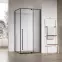 Zuhanykabin téglalap alakú Zen 120x80x195 black,3