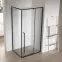 Zuhanykabin téglalap alakú Zen 120x80x195 black,4