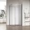 Zuhanykabin téglalap alakú Zen 120x80x195 króm,2