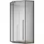 Zuhanykabin ötszögletű Light 80x80x195 black