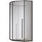 Zuhanykabin ötszögletű Light 80x80x195 black
