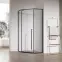 Zuhanykabin ötszögletű Light 80x80x195 black,2