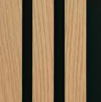 Lamella falburkolat MODERN LINE NORMAL Oak Black 12x122x2650mm