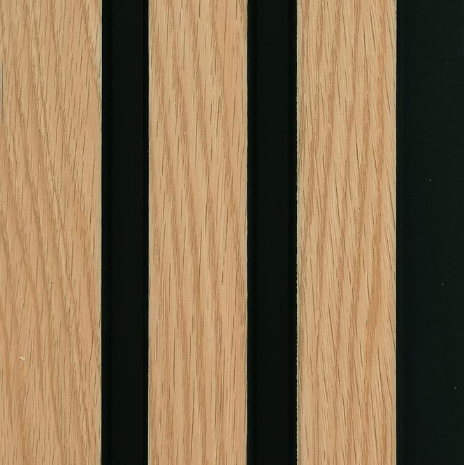 Lamella falburkolat MODERN LINE NORMAL Oak Black 12x122x2650mm