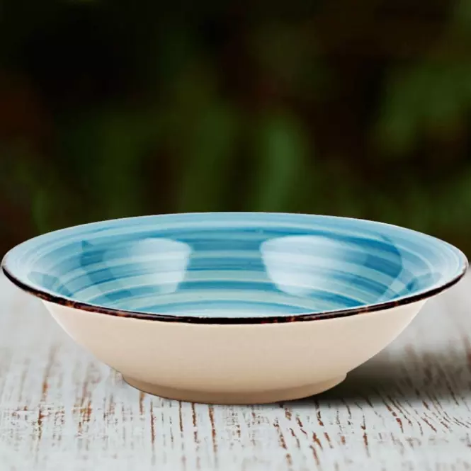 "Lines faded blue" étlap, 21 cm,4