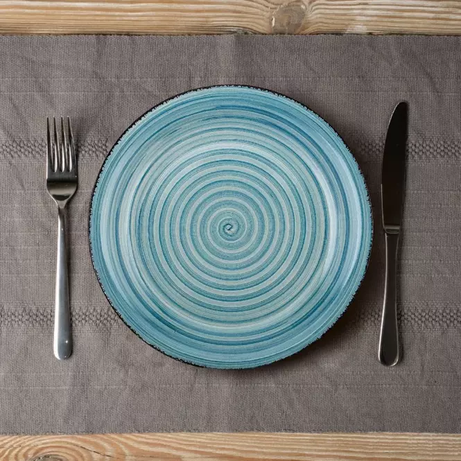 "Lines faded blue" étlap, 27 cm,3