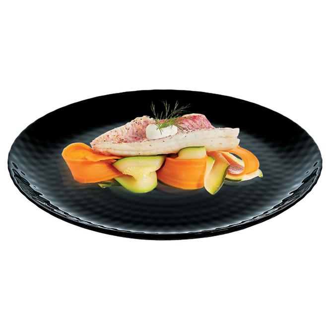 Vacsora tányér 25 cm Pampille fekete,2