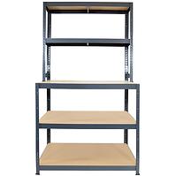 Fém tároló állvány R200 Multi 180x100x30 - 100/200 kg