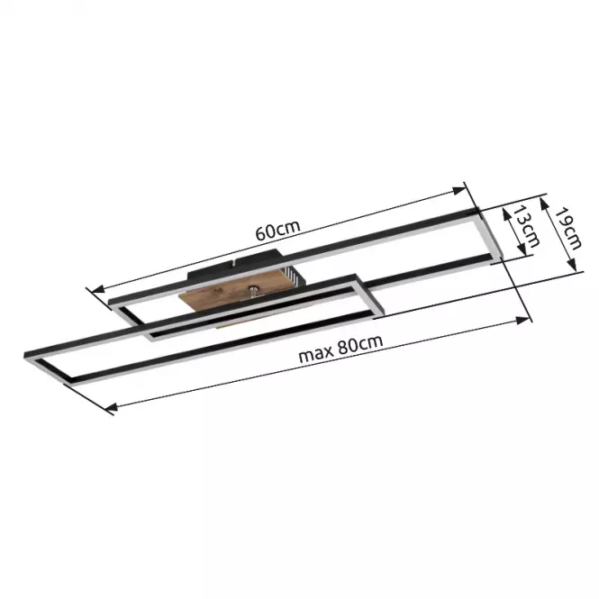 Lámpa 67208-30 Led 30W Pl2