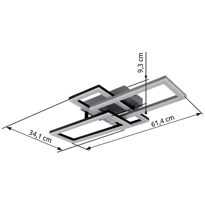 Lámpa 67328-24oc Grey Led 24W Pl3