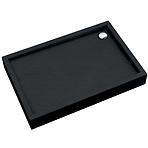 Téglalap alakú zuhanytálca Astrix 90x120x16 fekete struktúra AQM4747CST