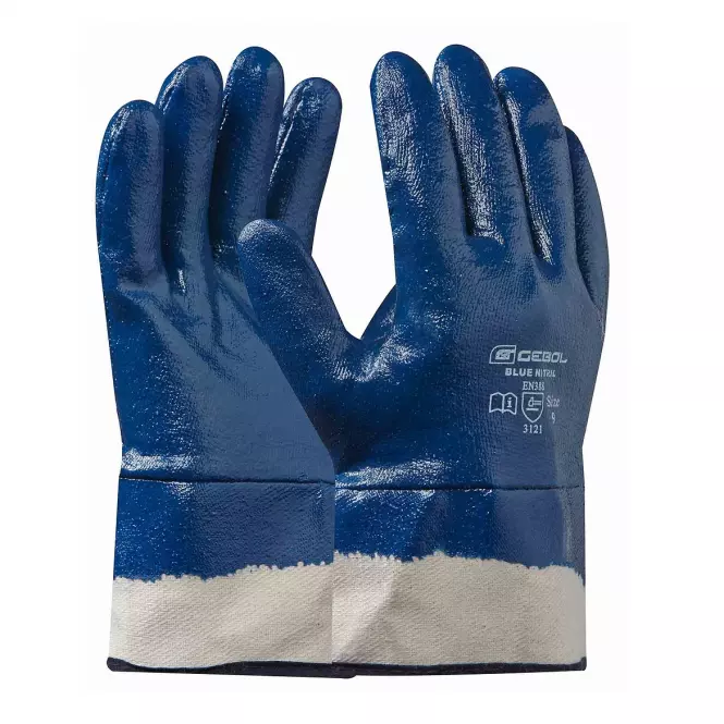 Kesztyű blue nitril 10