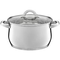 Fazék 26 cm-es 8,5 literes üvegfedél indukciós