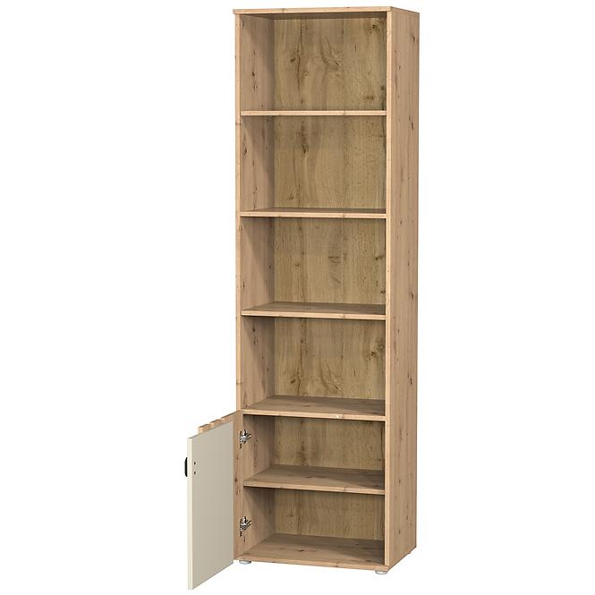 Regál 1d Camari tölgy Artisan/Casmhere