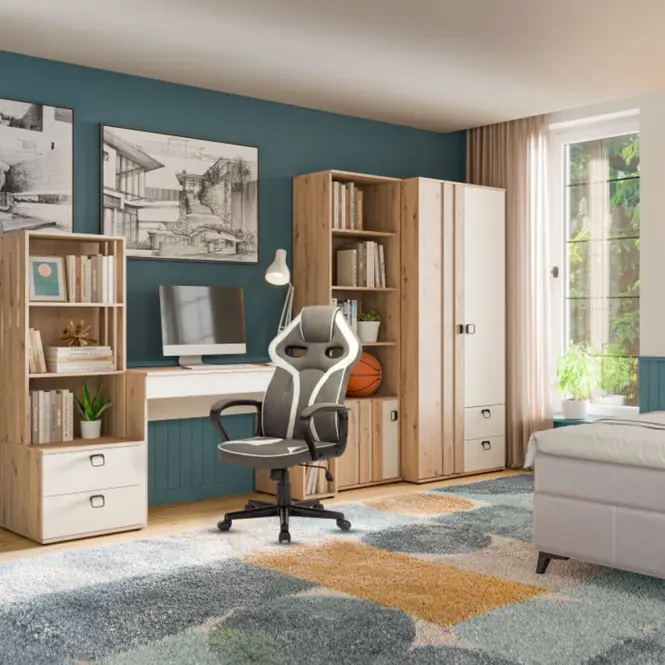 Regál 1d Camari tölgy Artisan/Casmhere