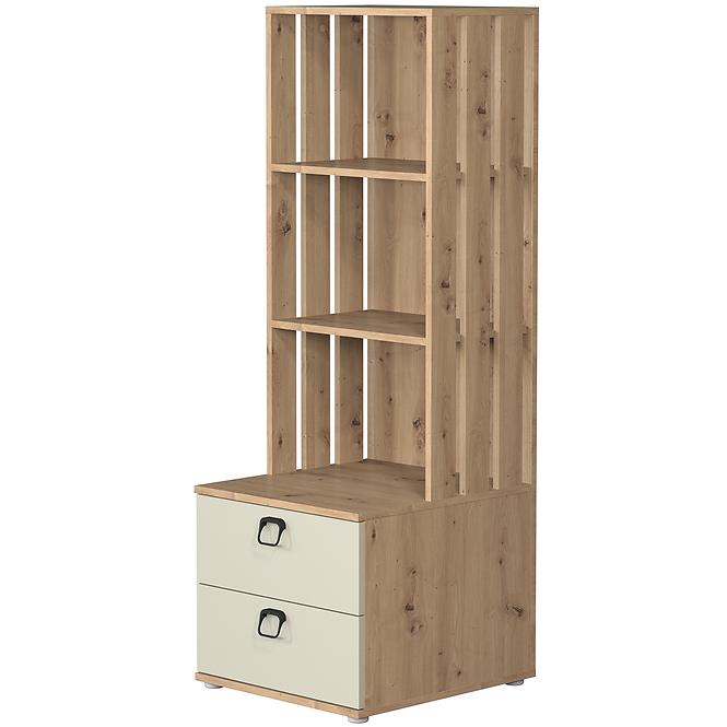Regál 2s Camari tölgy Artisan/Casmhere