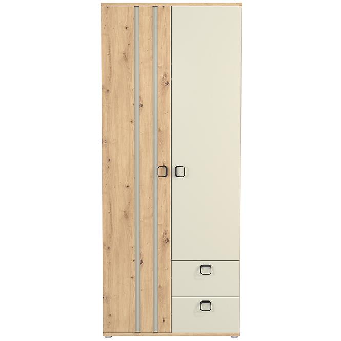 Szekrény 2D2S Camari Dąb Artisan/Casmhere