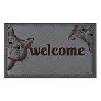 Textil szőnyeg 45x75 cm K-602-250 Welcome cica