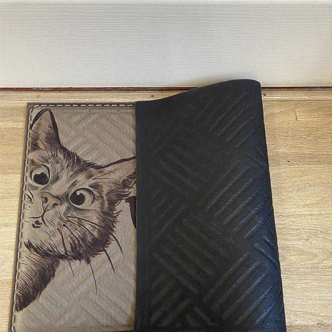 Textil szőnyeg 45x75 cm K-602-250 Welcome cica