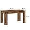 Asztal Oldwood 138X76X80 old style,2