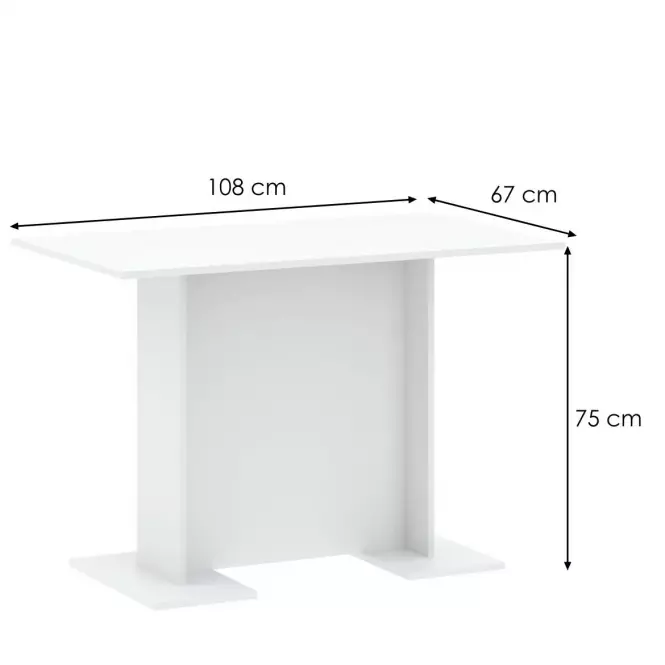 Asztal 108-75-67 beton