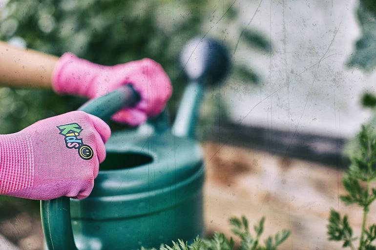 Kesztyű kids pink
