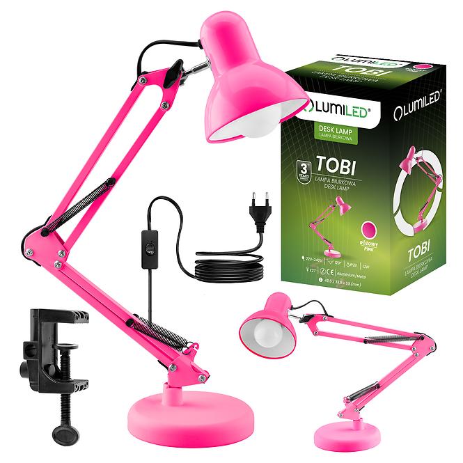 Asztali lámpa TOBI PINK 1XE27 LB1
