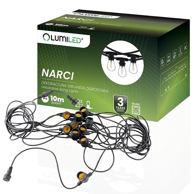 Girland 230V NARCI 10M 10XE27