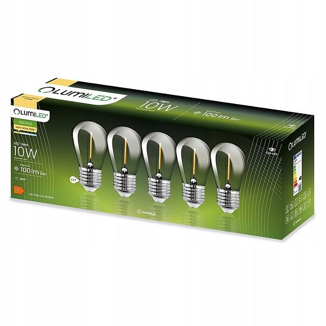 Izzók ST14 FIL 1W E27 100LM 2700K BOX 5