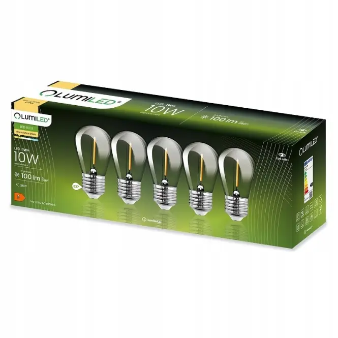 Izzók ST14 FIL 1W E27 100LM 2700K BOX 5,2