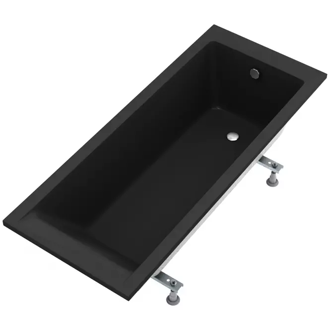 Kád AQM 150x70 fekete matt