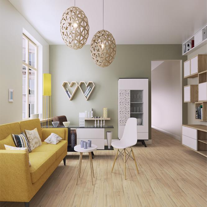 Vízálló laminált padló Tölgy Cortina 8 mm AC4 Milo Aqua Block 24h 40224