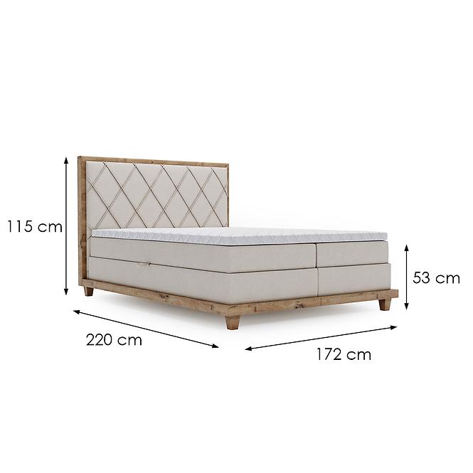 Ágy Boston Legacy 01 180x200 + topper