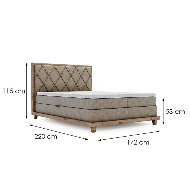 Ágy Boston Legacy 03 180x200 + topper