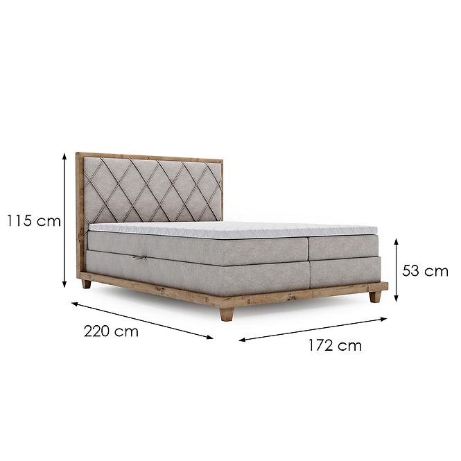 Ágy Boston Legacy 20 180x200 + topper,5