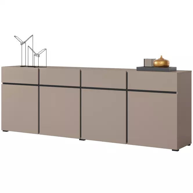 Komód Cross4d4s Congo/Fekete,5
