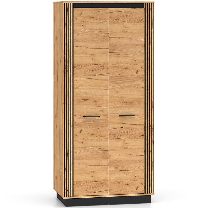 Szekrény Urso 03 tölgy Craft Aranysárga/Fekete
