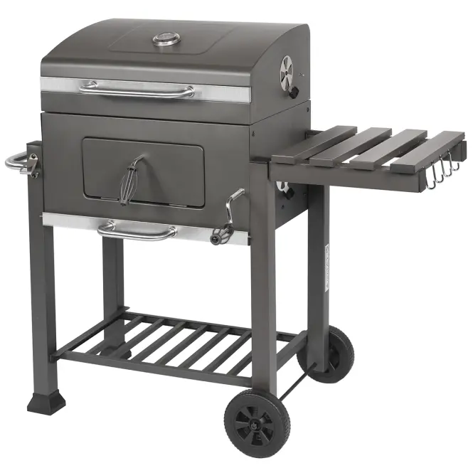Faszéngrill JY-010 Öntöttvas rács,3