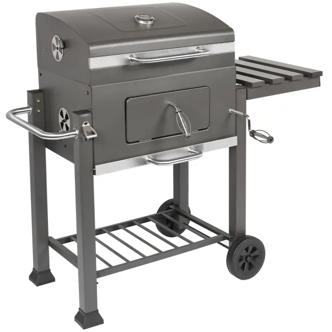 Faszéngrill JY-010 Öntöttvas rács,4
