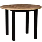 Asztal St-55 100+2x40 Wotan/Fekete