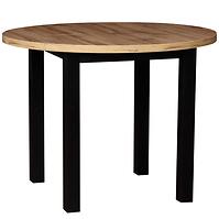 Asztal St-55 100+2x40 Wotan/Fekete