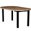 Asztal St-55 100+2x40 Wotan/Fekete,2