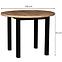 Asztal St-55 100+2x40 Wotan/Fekete,3